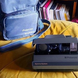 Vintage instant polaroid camera